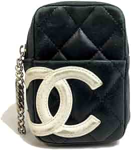CHANEL ブラックレザーポーチ シガレットケース 楽天市場】CHANEL シャネル ココボタン iQOSケース アイコス